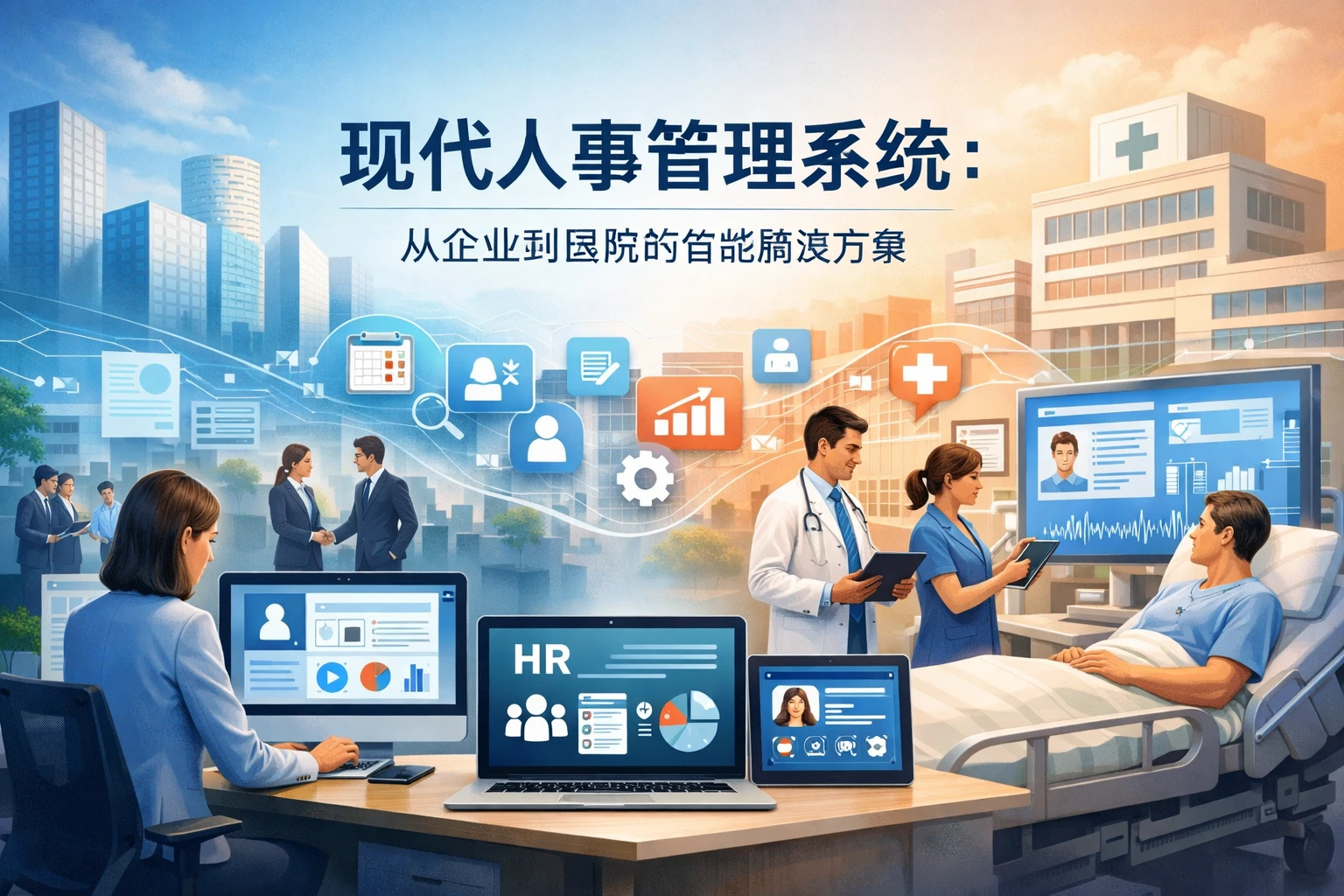 现代人事管理系统：从企业到医院的智能解决方案