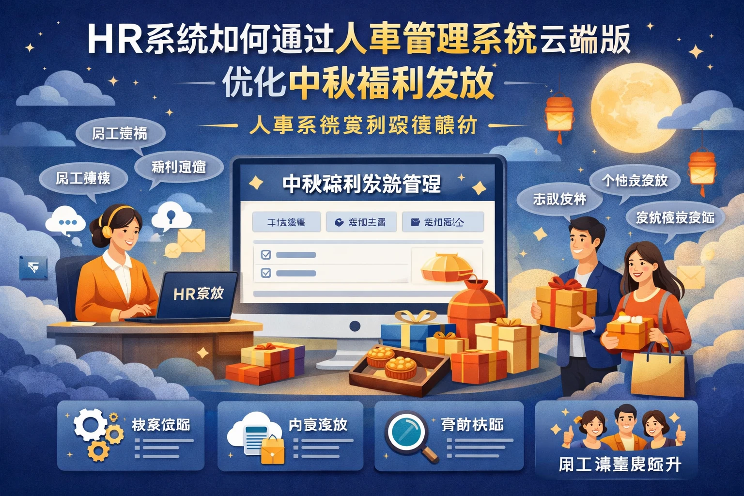 HR系统如何通过人事管理系统云端版优化中秋福利发放：人事系统案例深度解析