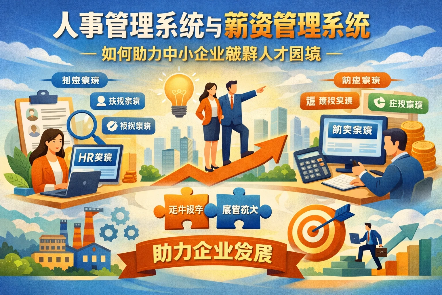 人事管理系统与薪资管理系统如何助力中小企业破解人才困境