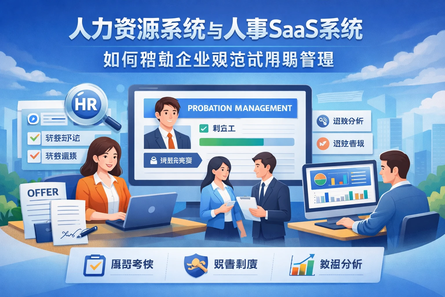 人力资源系统与人事SaaS系统如何帮助企业规范试用期管理