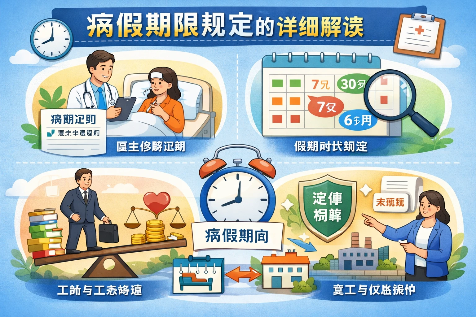 病假期限规定的详细解读