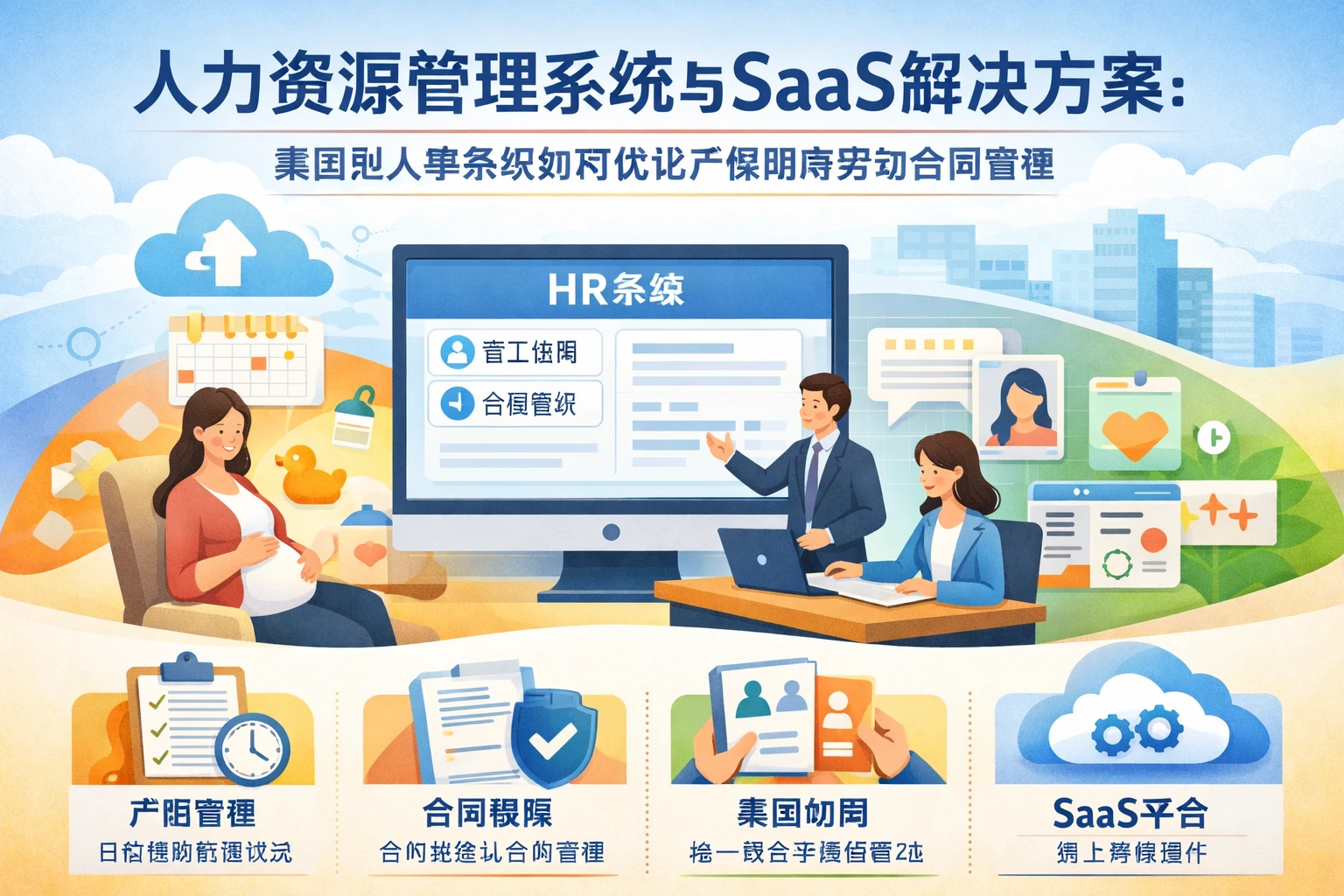 人力资源管理系统与SaaS解决方案：集团型人事系统如何优化产假期间劳动合同管理