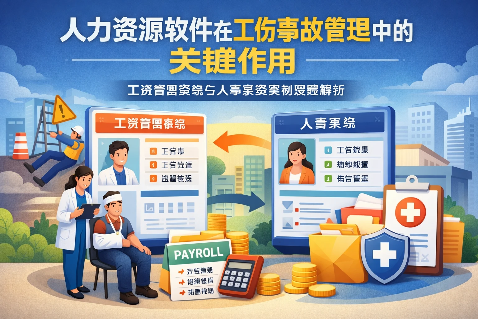 人力资源软件在工伤事故管理中的关键作用：工资管理系统与人事系统案例深度解析