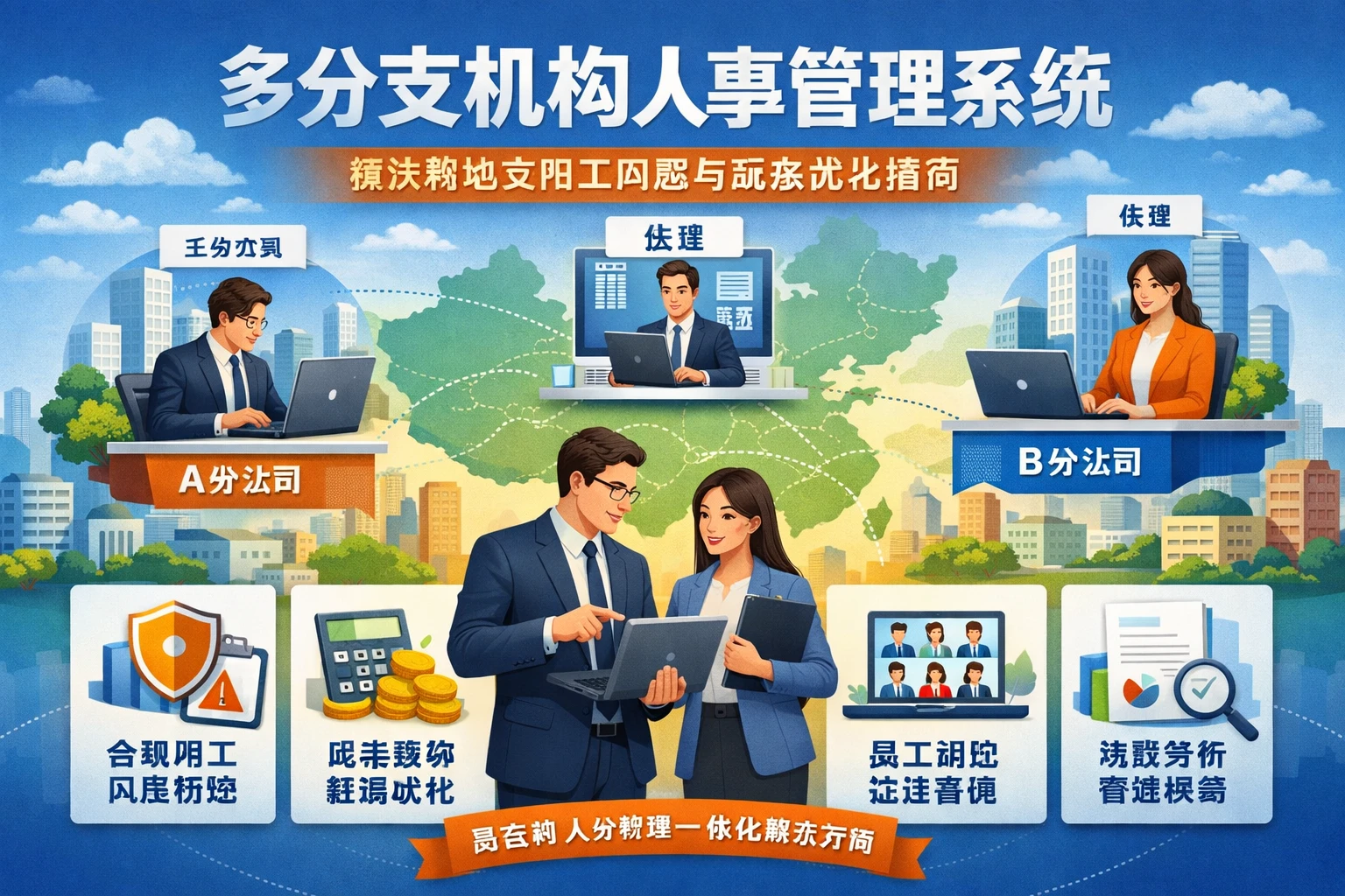 多分支机构人事管理系统:解决跨地区用工风险与成本优化指南