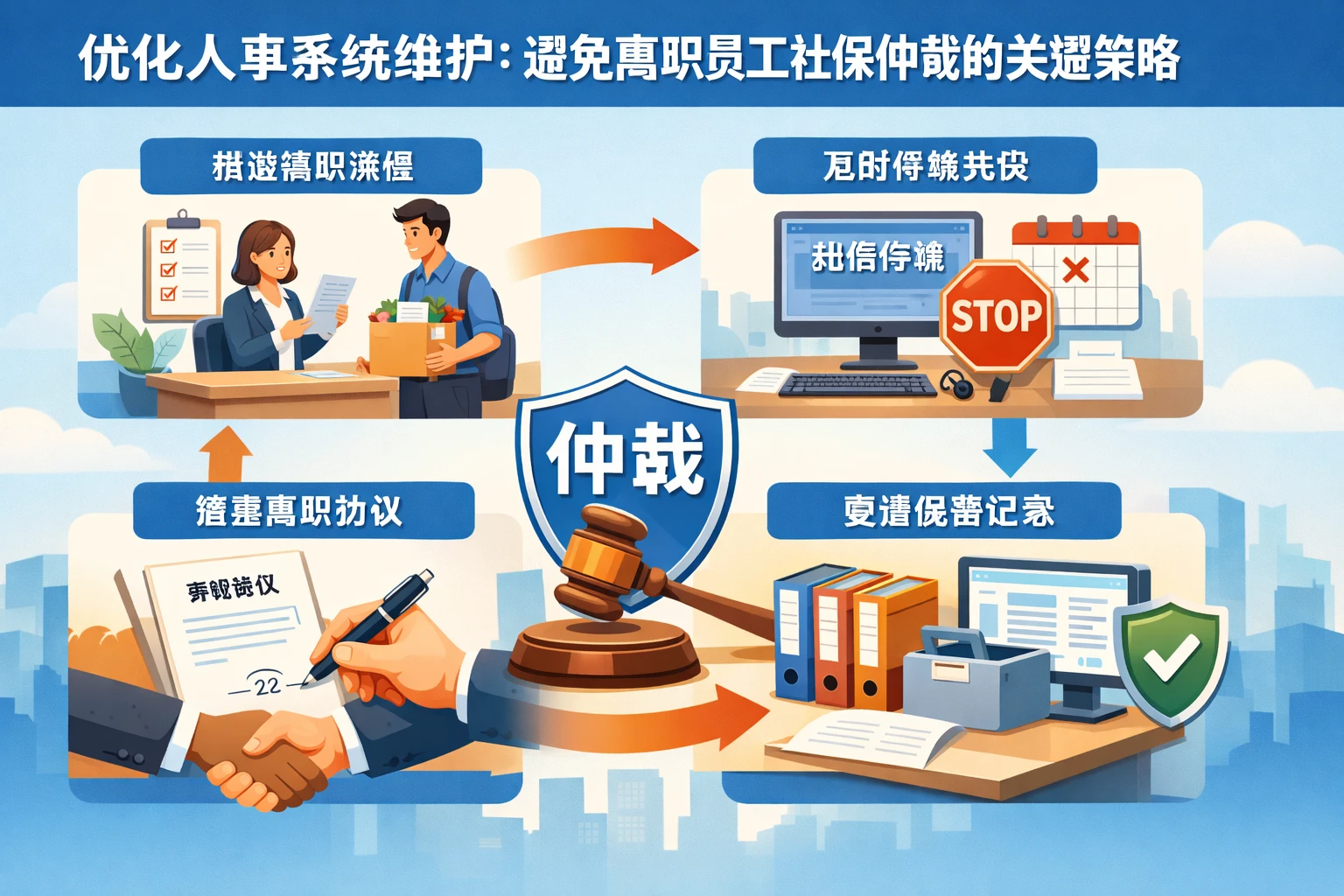 优化人事系统维护:避免离职员工社保仲裁的关键策略