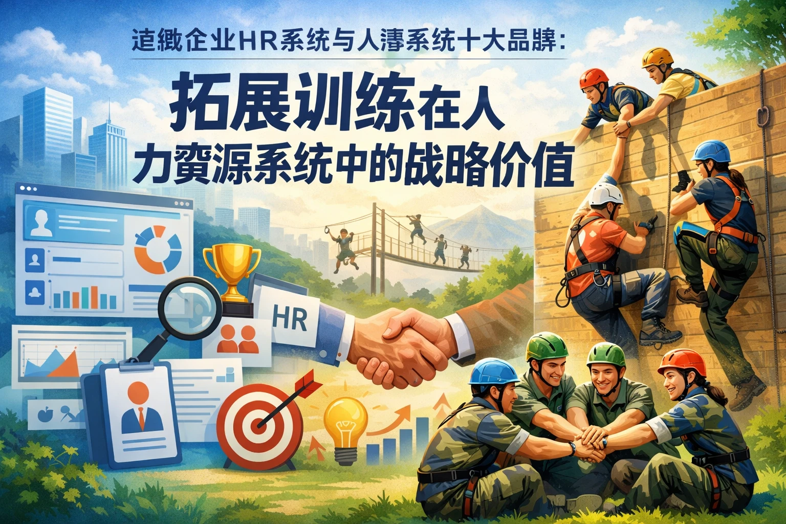 连锁企业HR系统与人事系统十大品牌：拓展训练在人力资源系统中的战略价值
