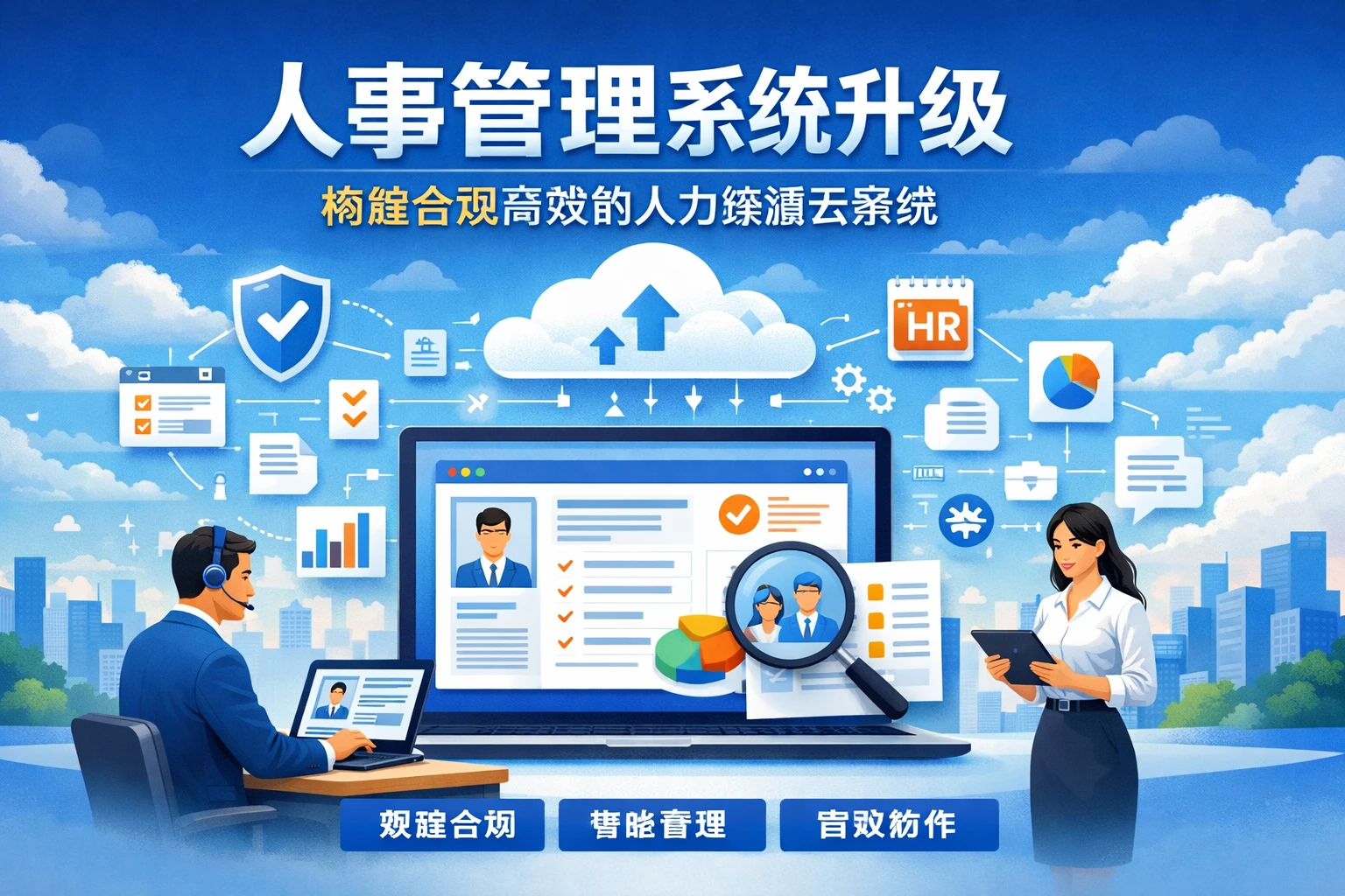 人事管理系统升级：构建合规高效的人力资源云系统