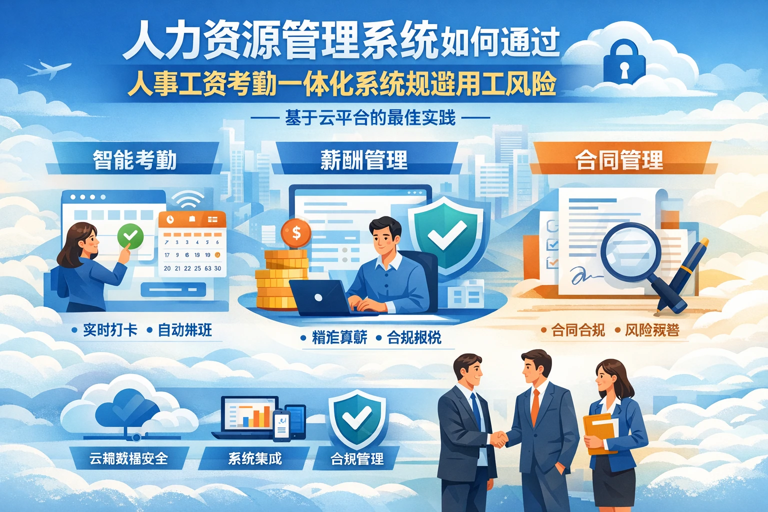 人力资源管理系统如何通过人事工资考勤一体化系统规避用工风险——基于云平台的最佳实践