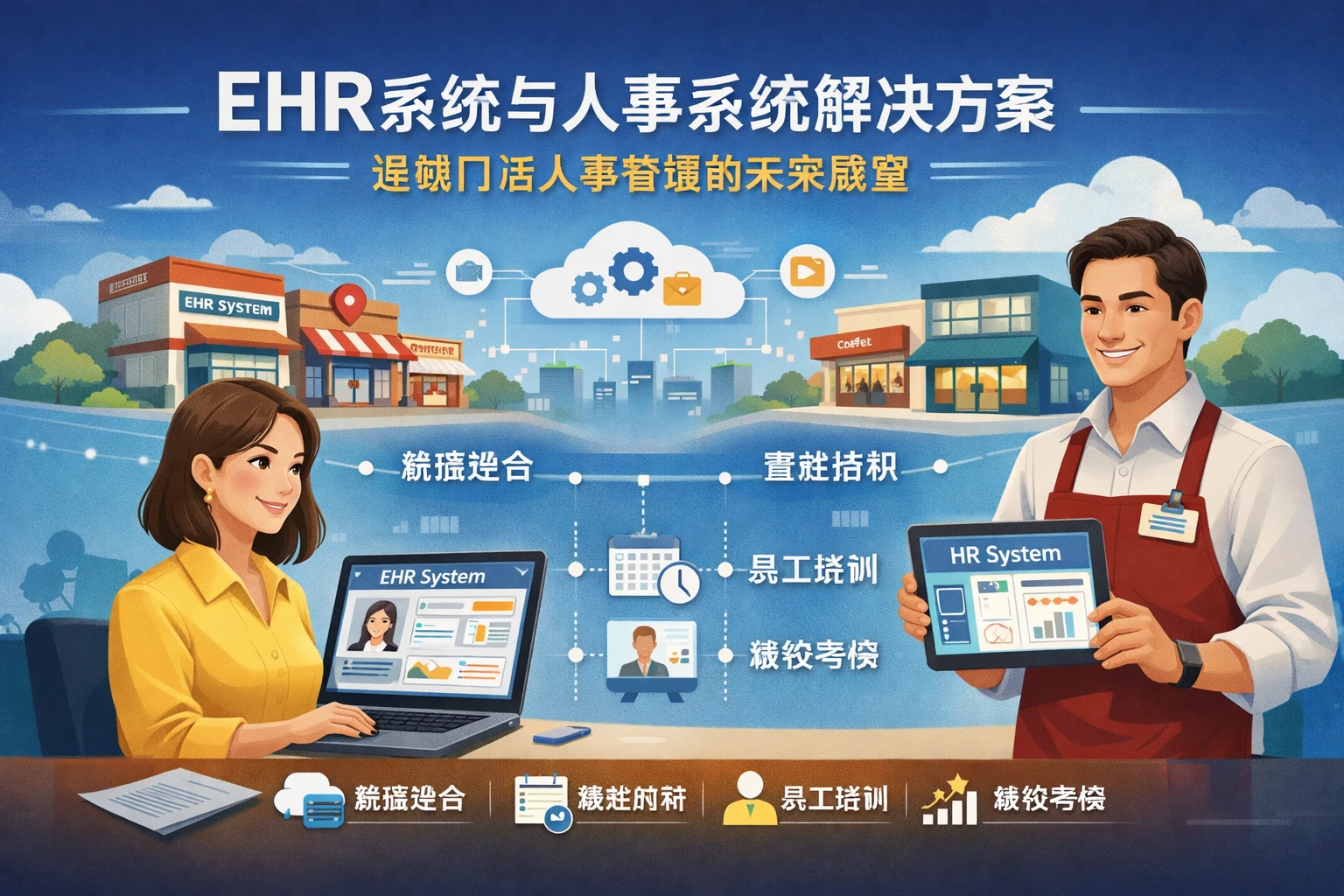 EHR系统与人事系统解决方案：连锁门店人事管理的未来展望