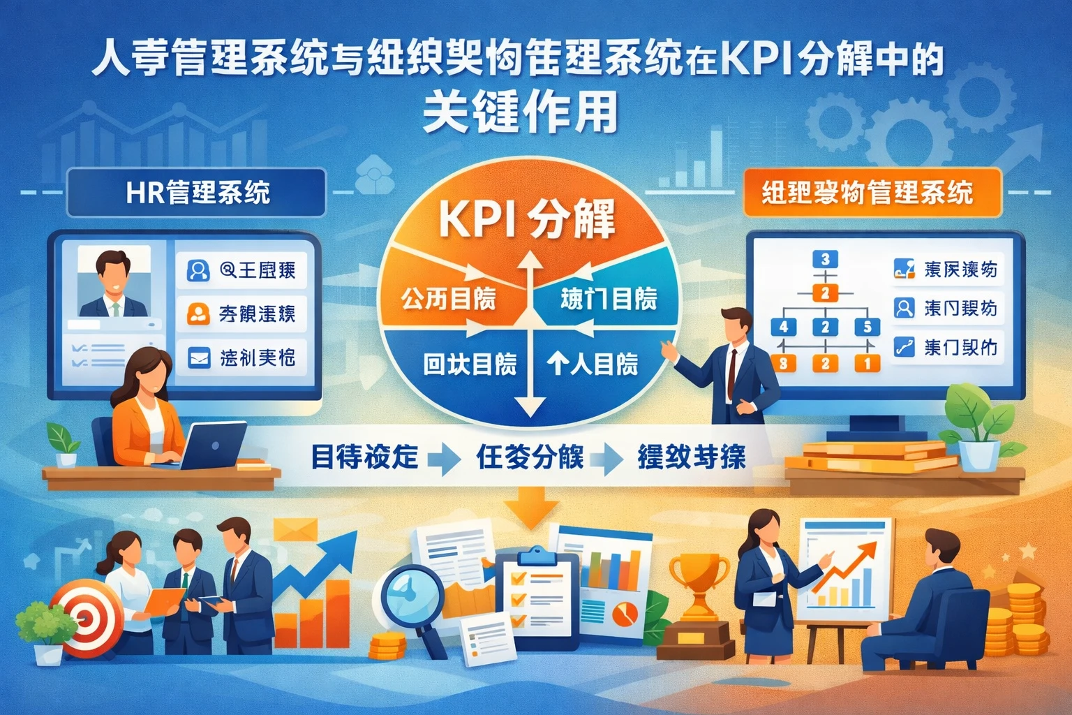 人事管理系统与组织架构管理系统在KPI分解中的关键作用