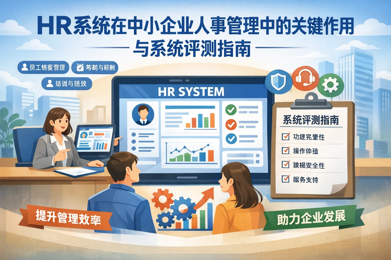 HR系统在中小企业人事管理中的关键作用与系统评测指南