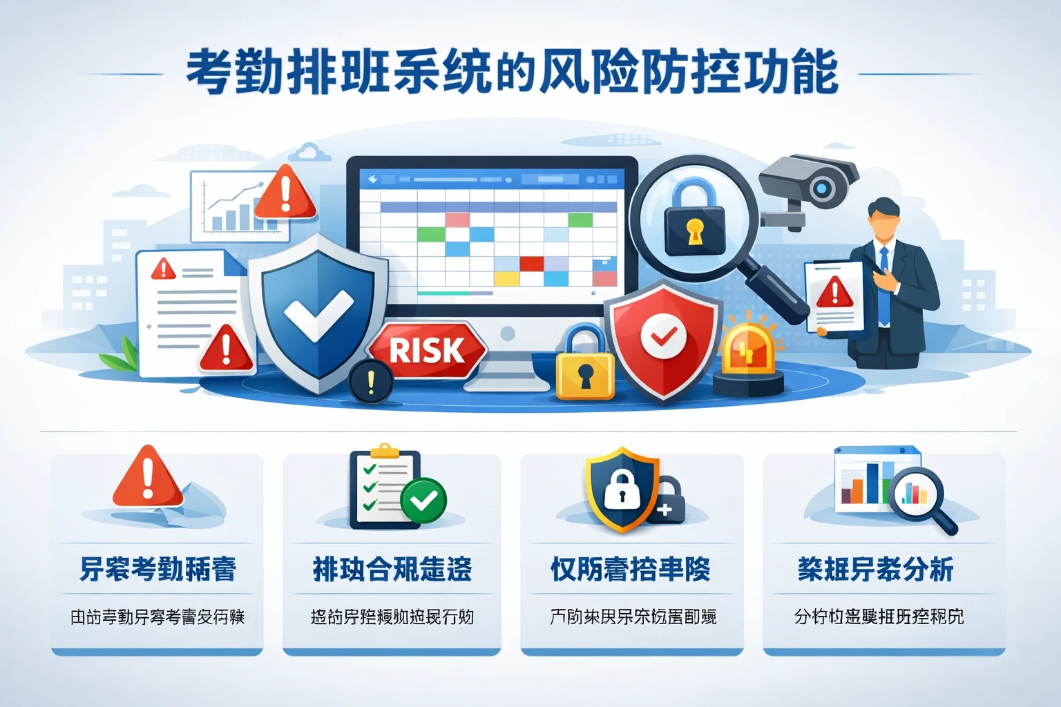 考勤排班系统的风险防控功能