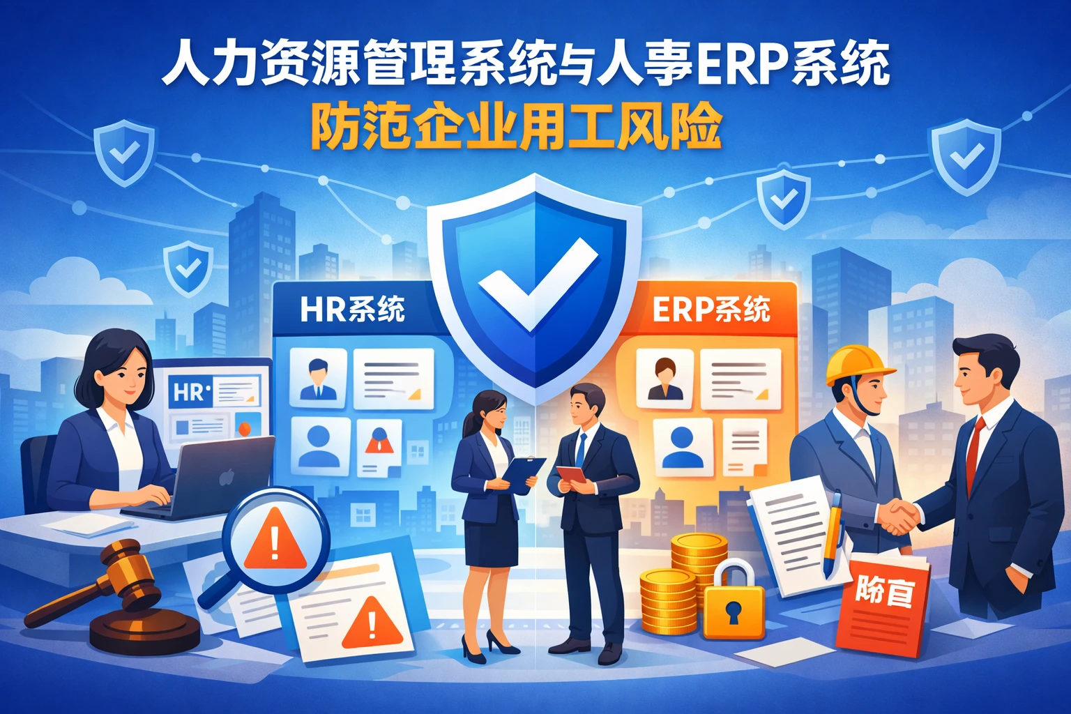 人力资源管理系统与人事ERP系统如何防范企业用工风险