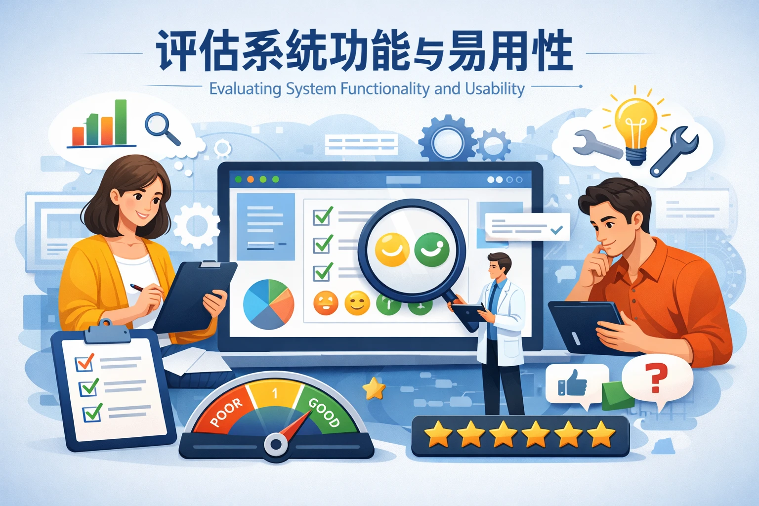 评估系统功能与易用性