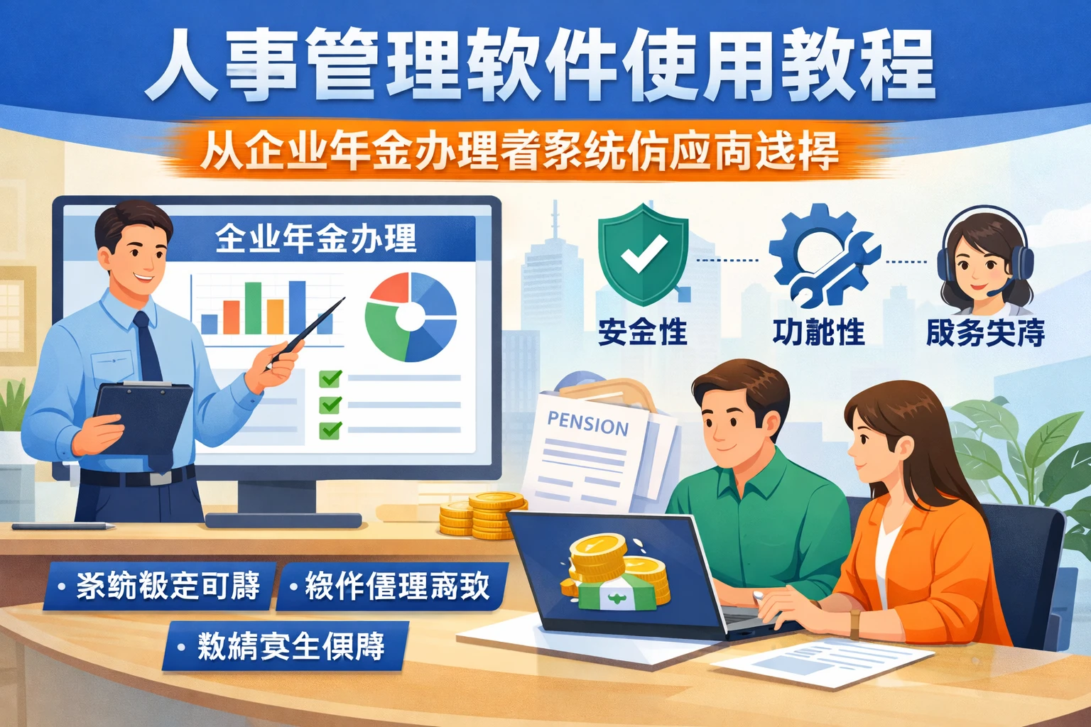 人事管理软件使用教程：从企业年金办理看系统供应商选择