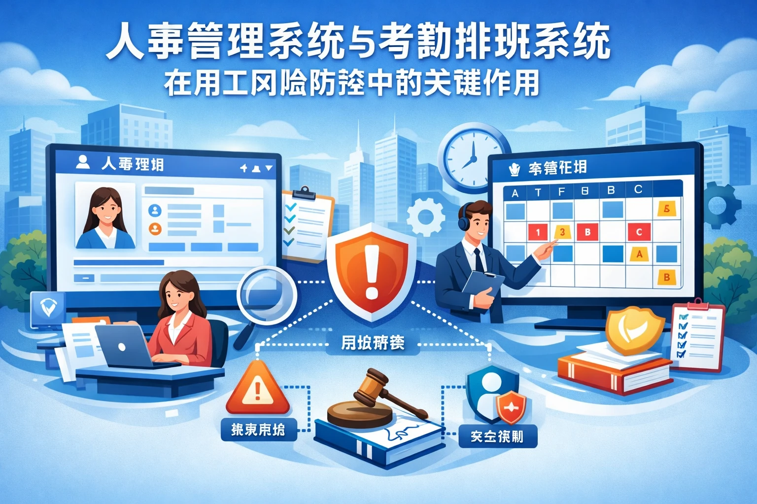 人事管理系统与考勤排班系统在用工风险防控中的关键作用
