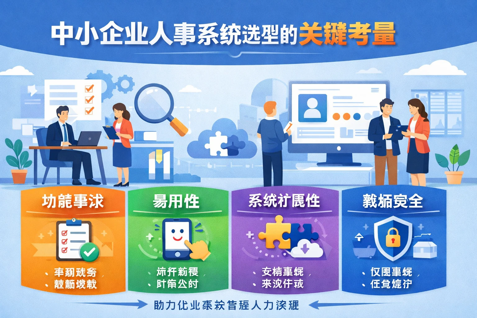 中小企业人事系统选型的关键考量