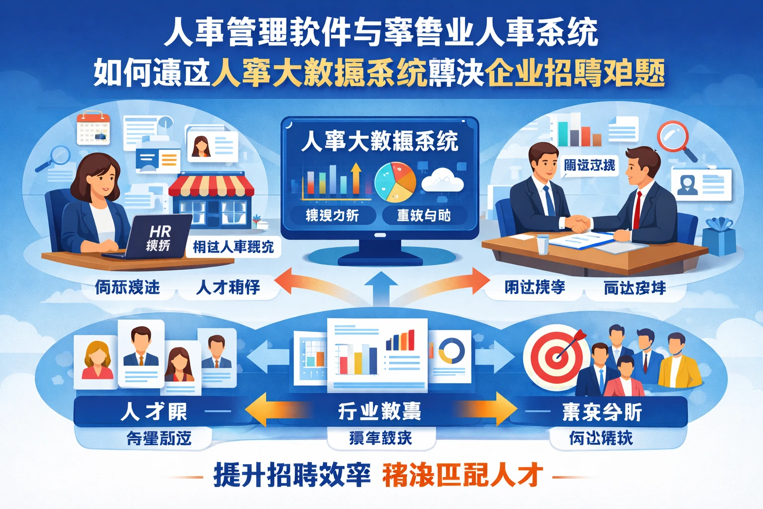 人事管理软件与零售业人事系统如何通过人事大数据系统解决企业招聘难题