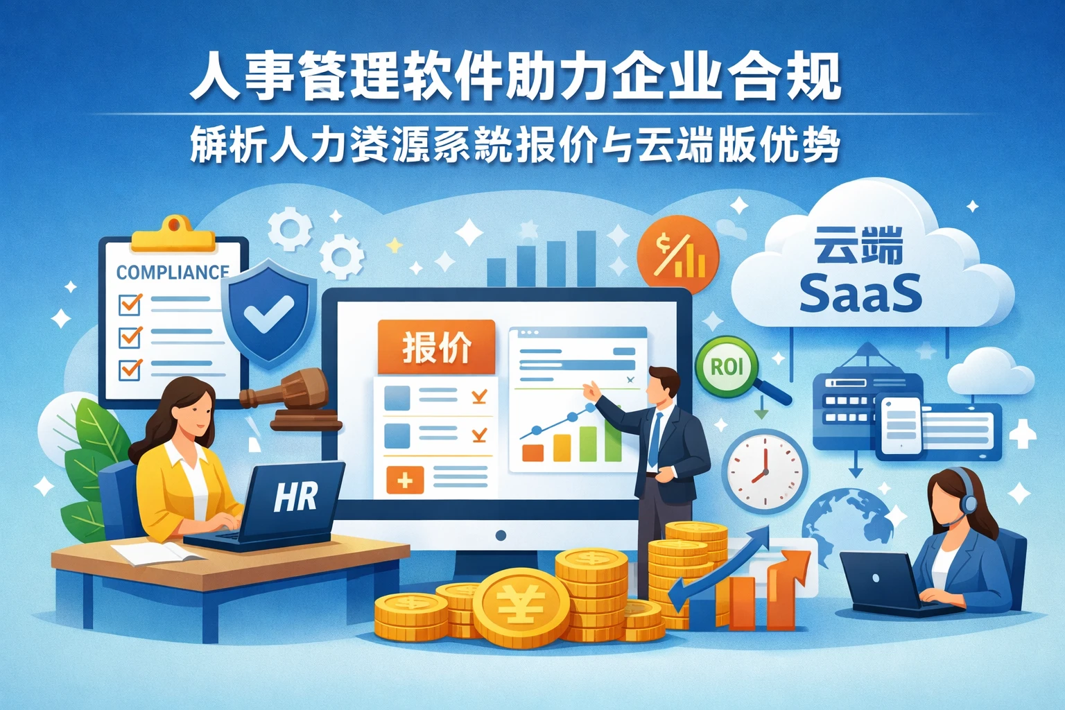 人事管理软件助力企业合规：解析人力资源系统报价与云端版优势