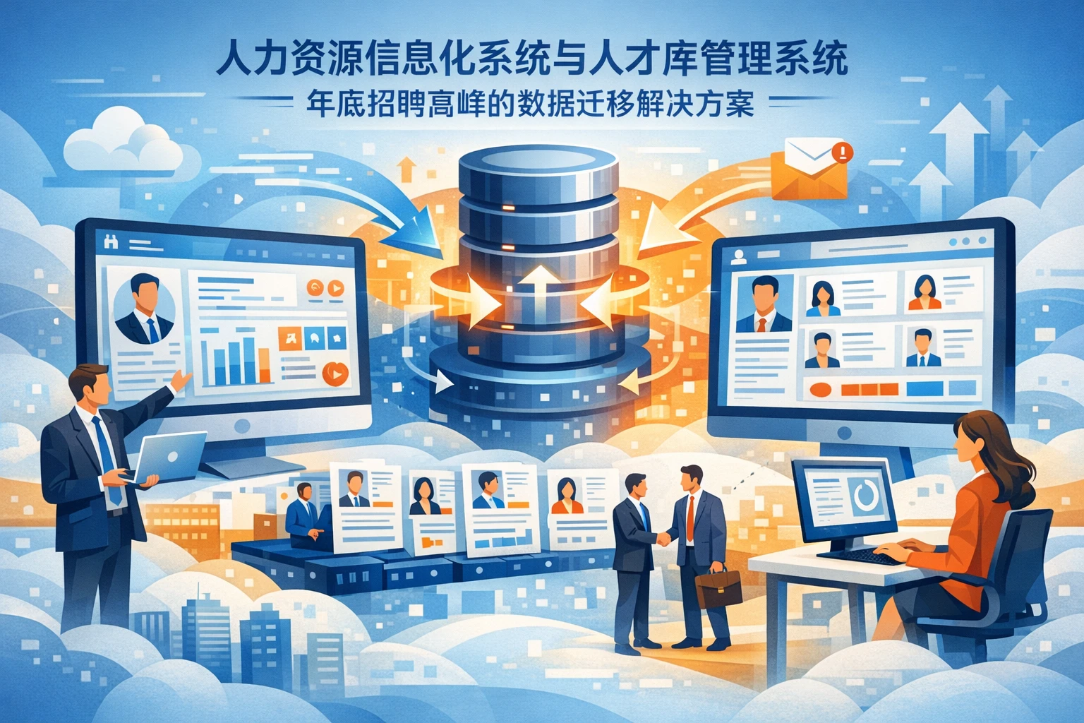 人力资源信息化系统与人才库管理系统：年底招聘高峰的数据迁移解决方案