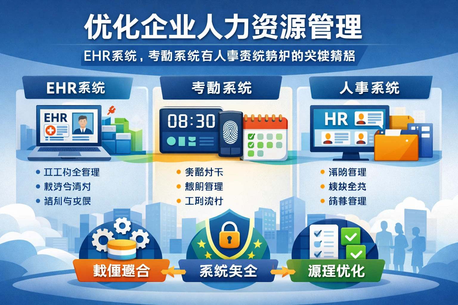 优化企业人力资源管理：EHR系统、考勤系统与人事系统维护的关键策略