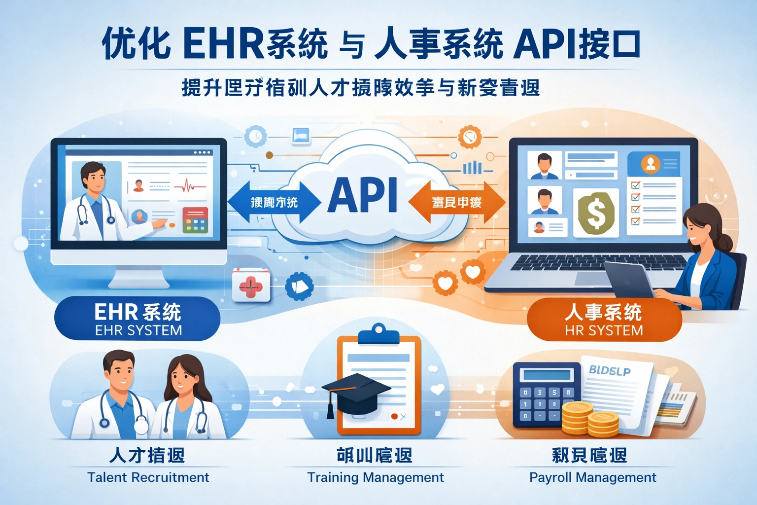 优化EHR系统与人事系统API接口：提升医疗培训人才招聘效率与薪资管理