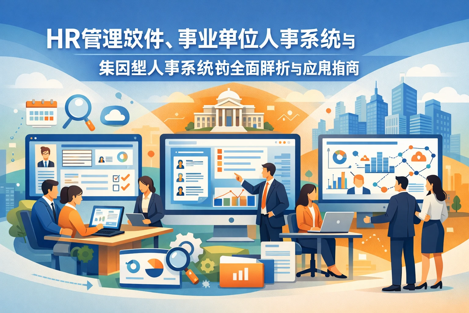 HR管理软件、事业单位人事系统与集团型人事系统的全面解析与应用指南