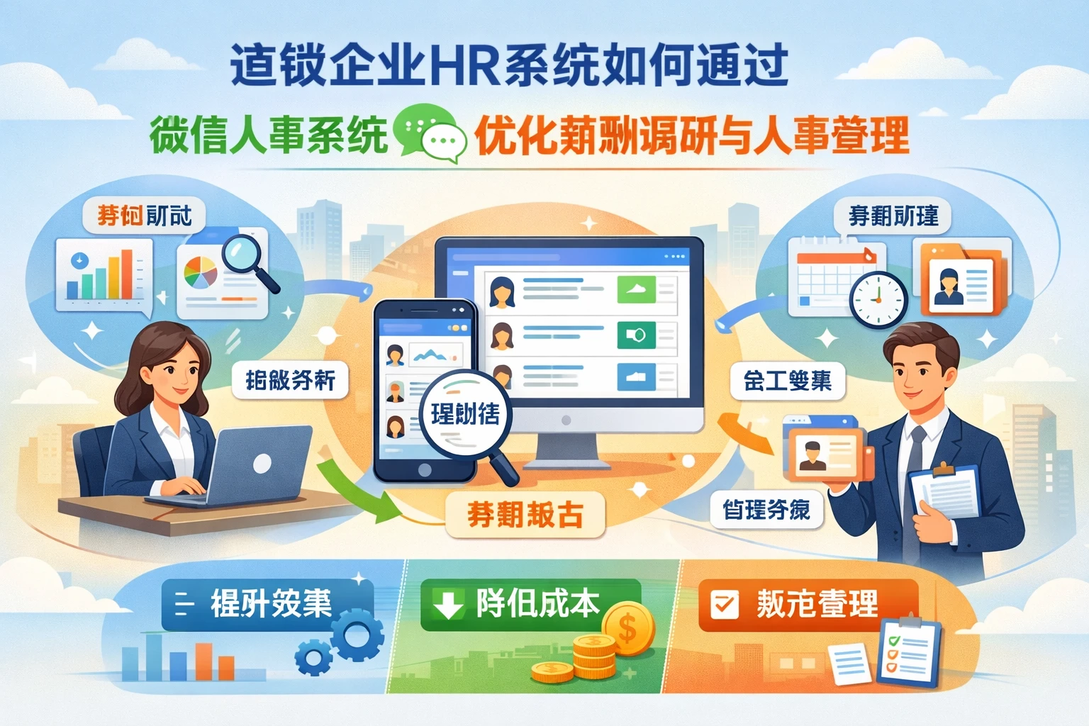 连锁企业HR系统如何通过微信人事系统优化薪酬调研与人事管理