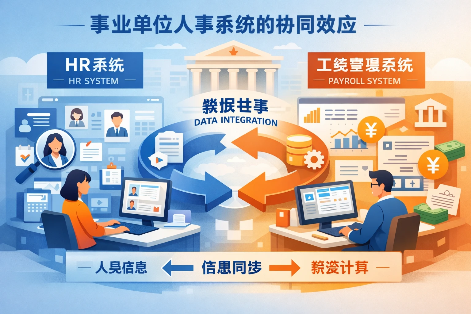 事业单位人事系统中HR系统与工资管理系统的协同效应