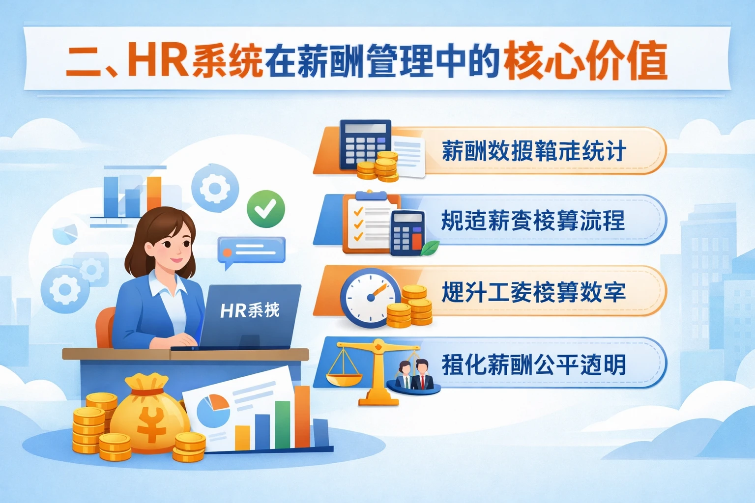 二、HR系统在薪酬管理中的核心价值