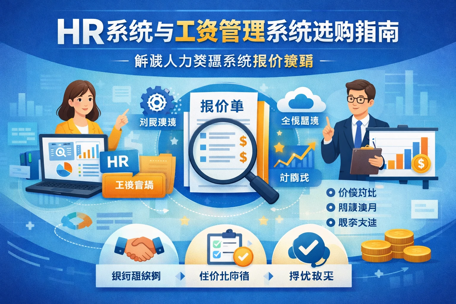 HR系统与工资管理系统选购指南：解读人力资源系统报价策略