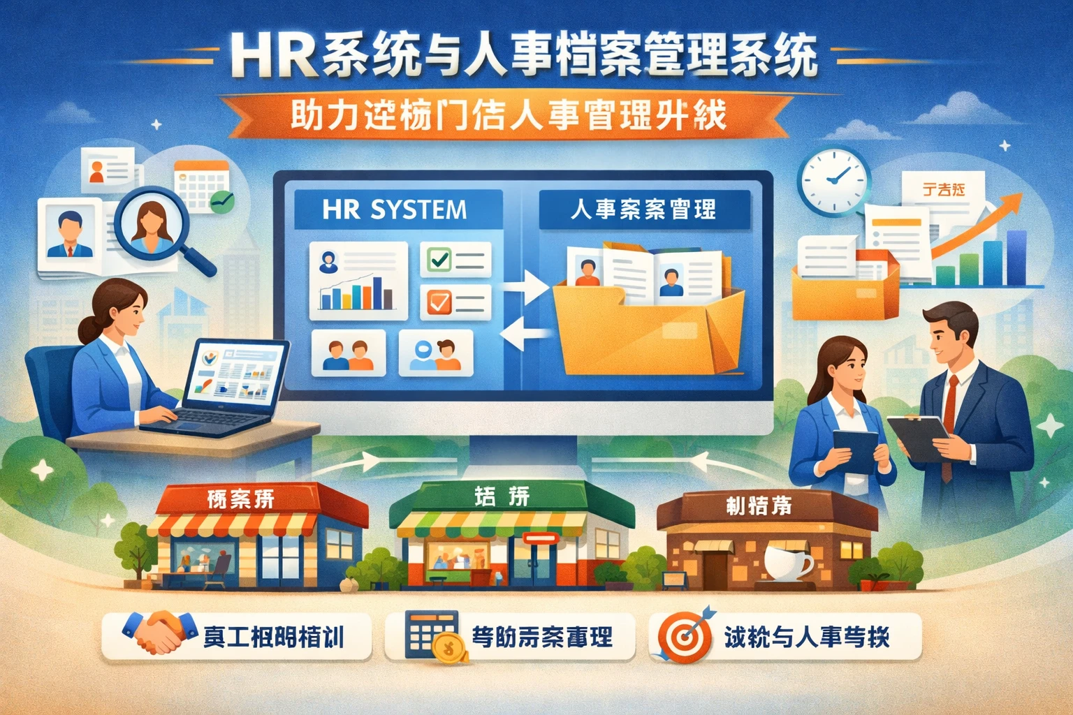 HR系统与人事档案管理系统如何助力连锁门店人事管理升级