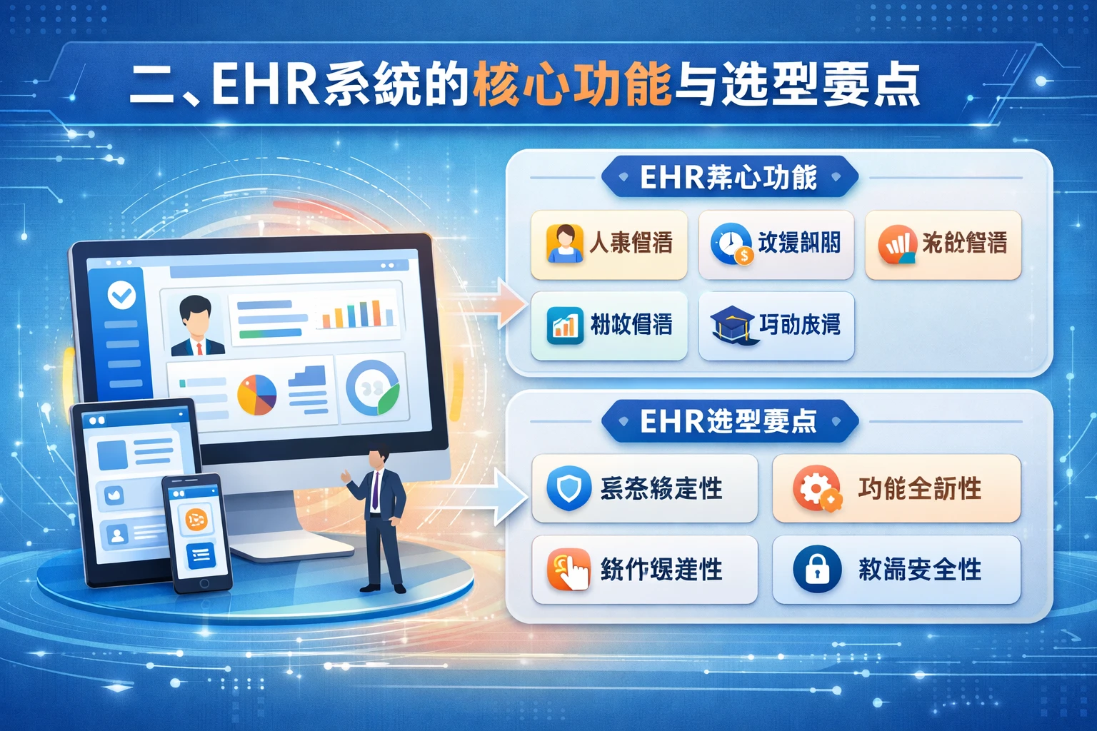 二、ehr系统的核心功能与选型要点