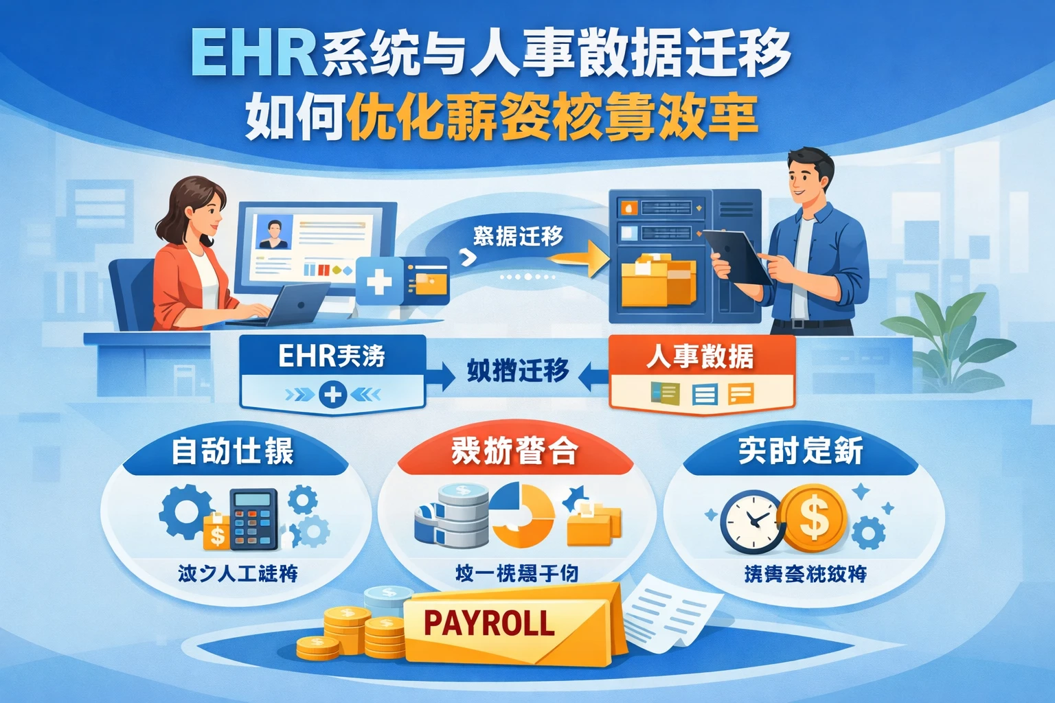 EHR系统与人事数据迁移如何优化薪资核算效率