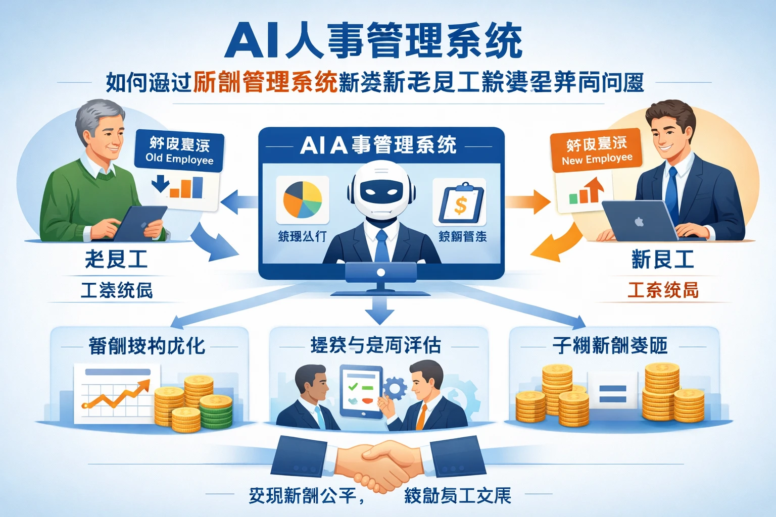 AI人事管理系统如何通过薪酬管理系统解决新老员工薪资差异问题