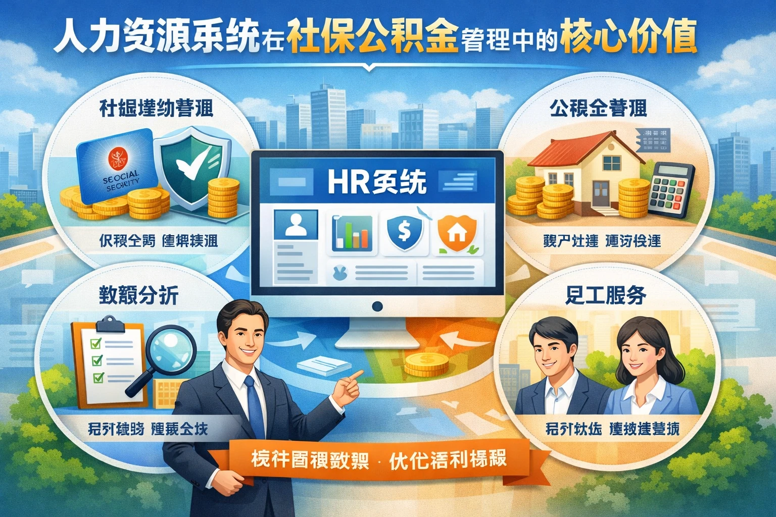 人力资源系统在社保公积金管理中的核心价值