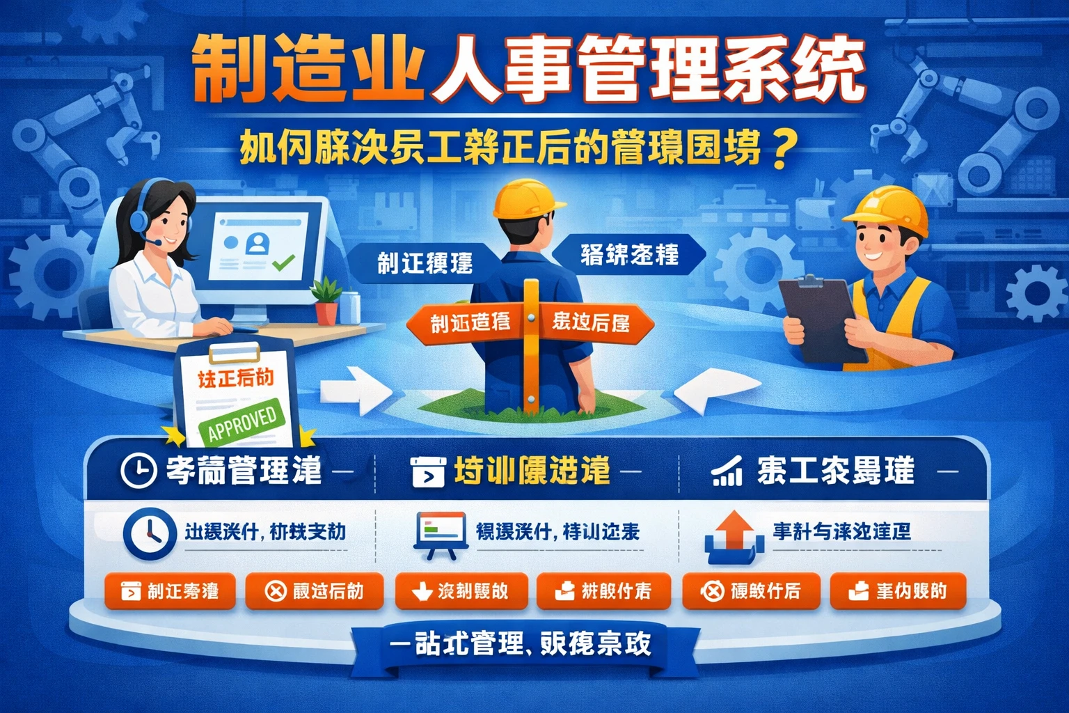 制造业人事管理系统如何解决员工转正后的管理困境