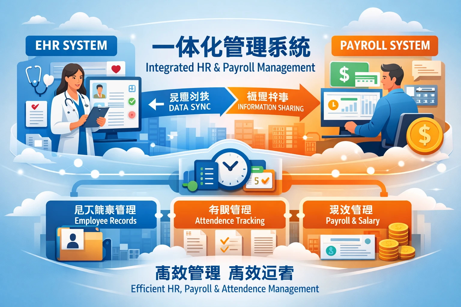 优化EHR系统与薪酬管理系统，实现人事工资考勤一体化系统高效管理