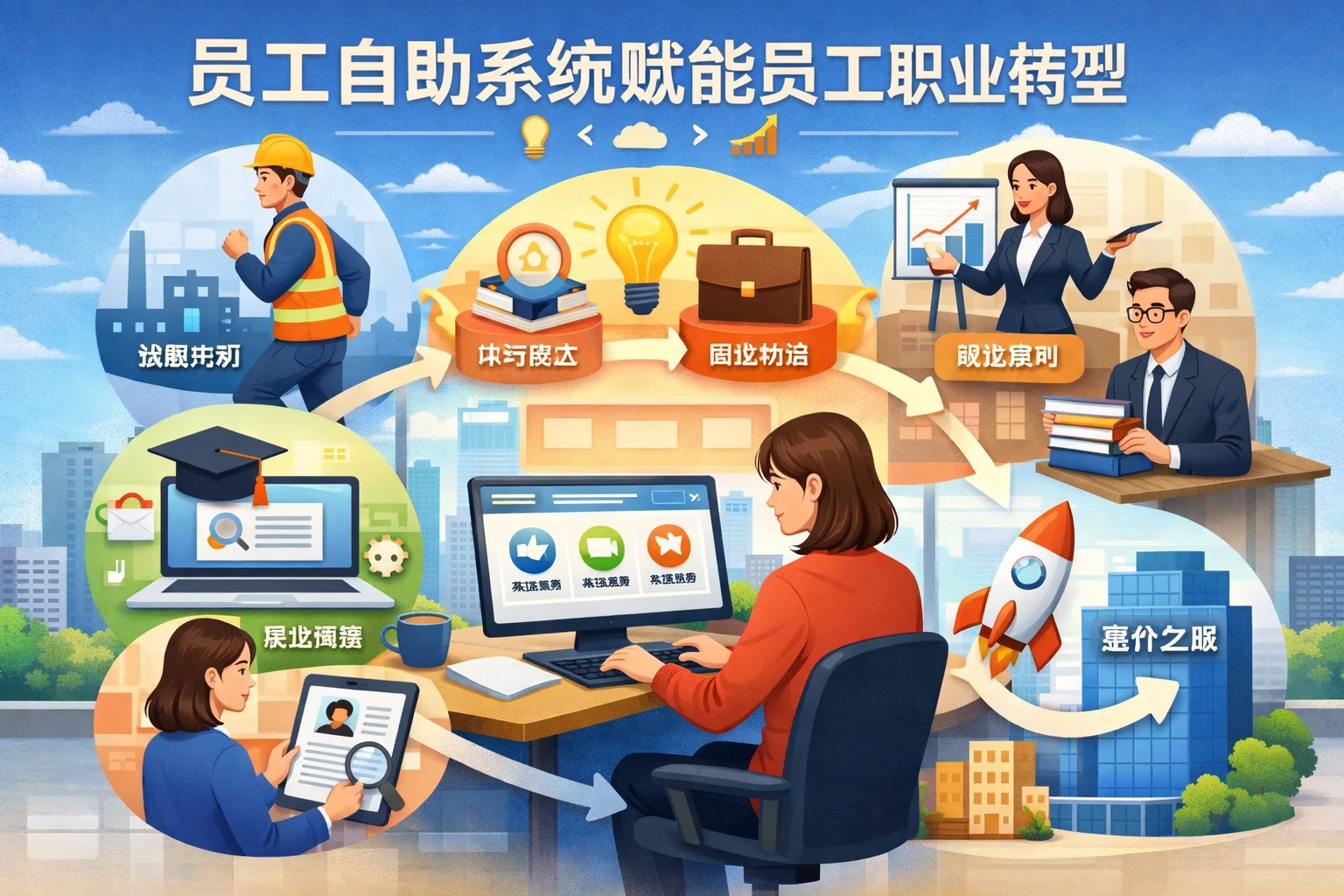 员工自助系统赋能员工职业转型