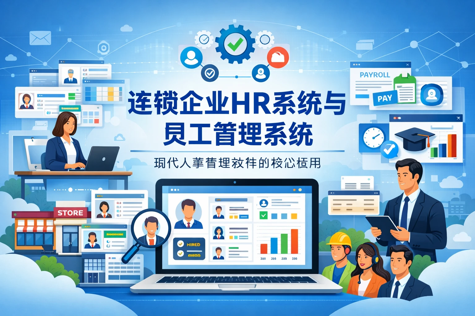 连锁企业HR系统与员工管理系统：现代人事管理软件的核心应用