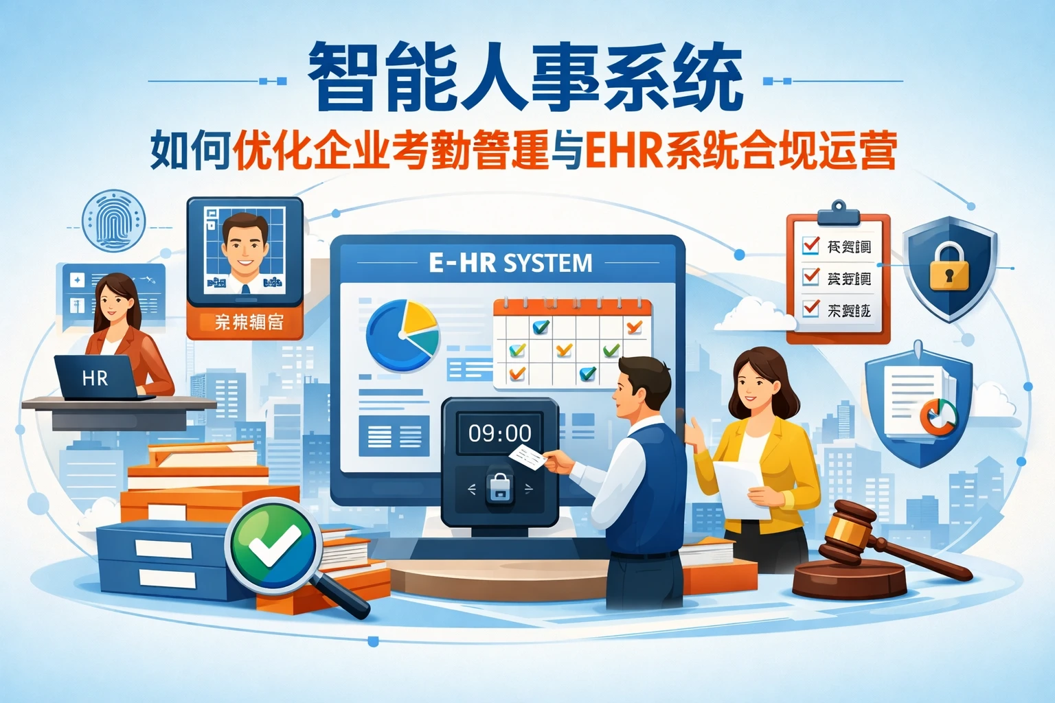智能人事系统如何优化企业考勤管理与ehr系统合规运营