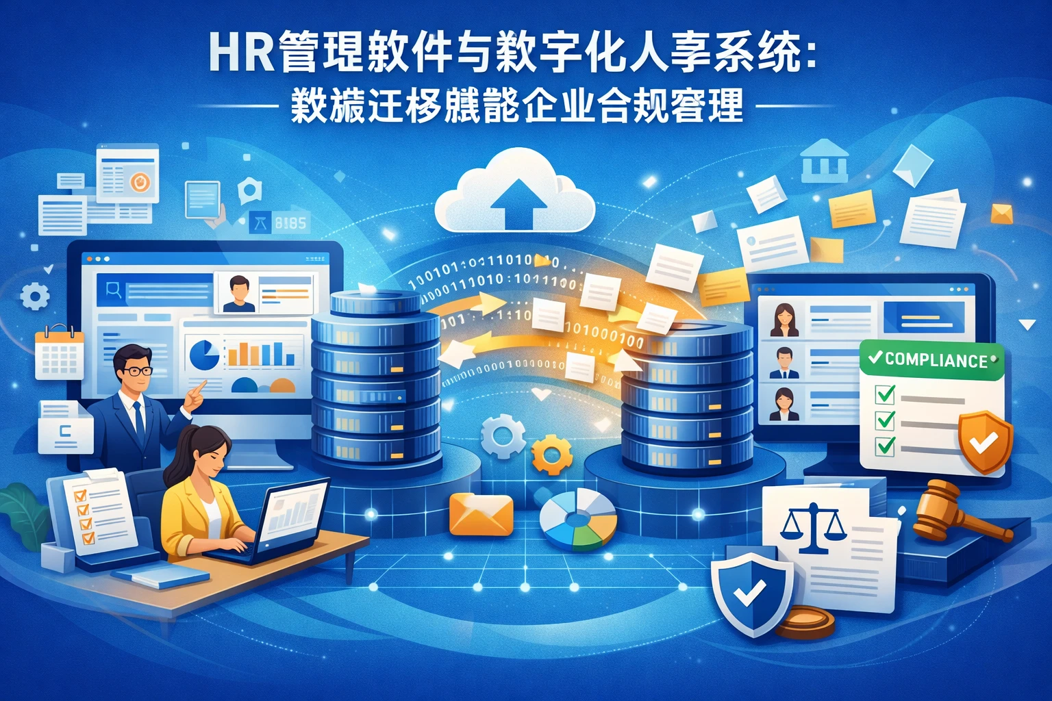 HR管理软件与数字化人事系统：数据迁移赋能企业合规管理