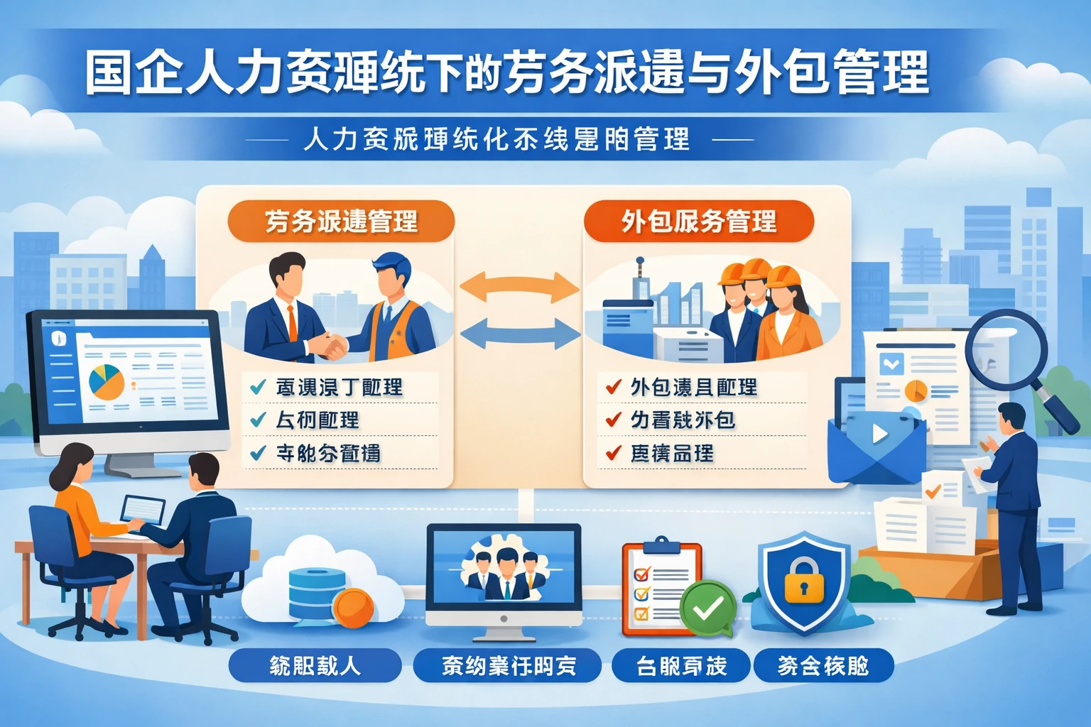 国企人力资源系统下的劳务派遣与外包管理：人力资源信息化系统使用教程