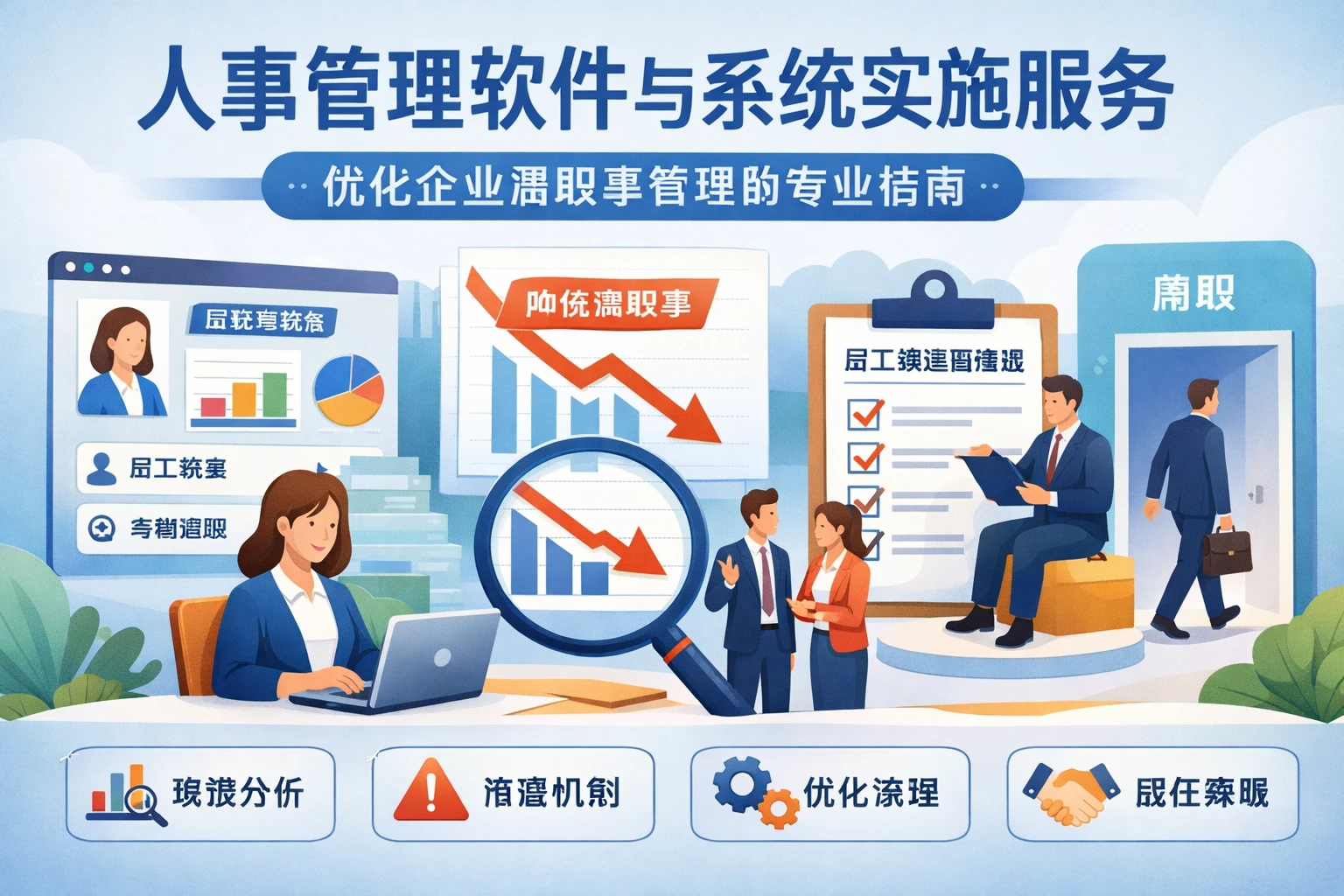 人事管理软件与系统实施服务:优化企业离职率管理的专业指南