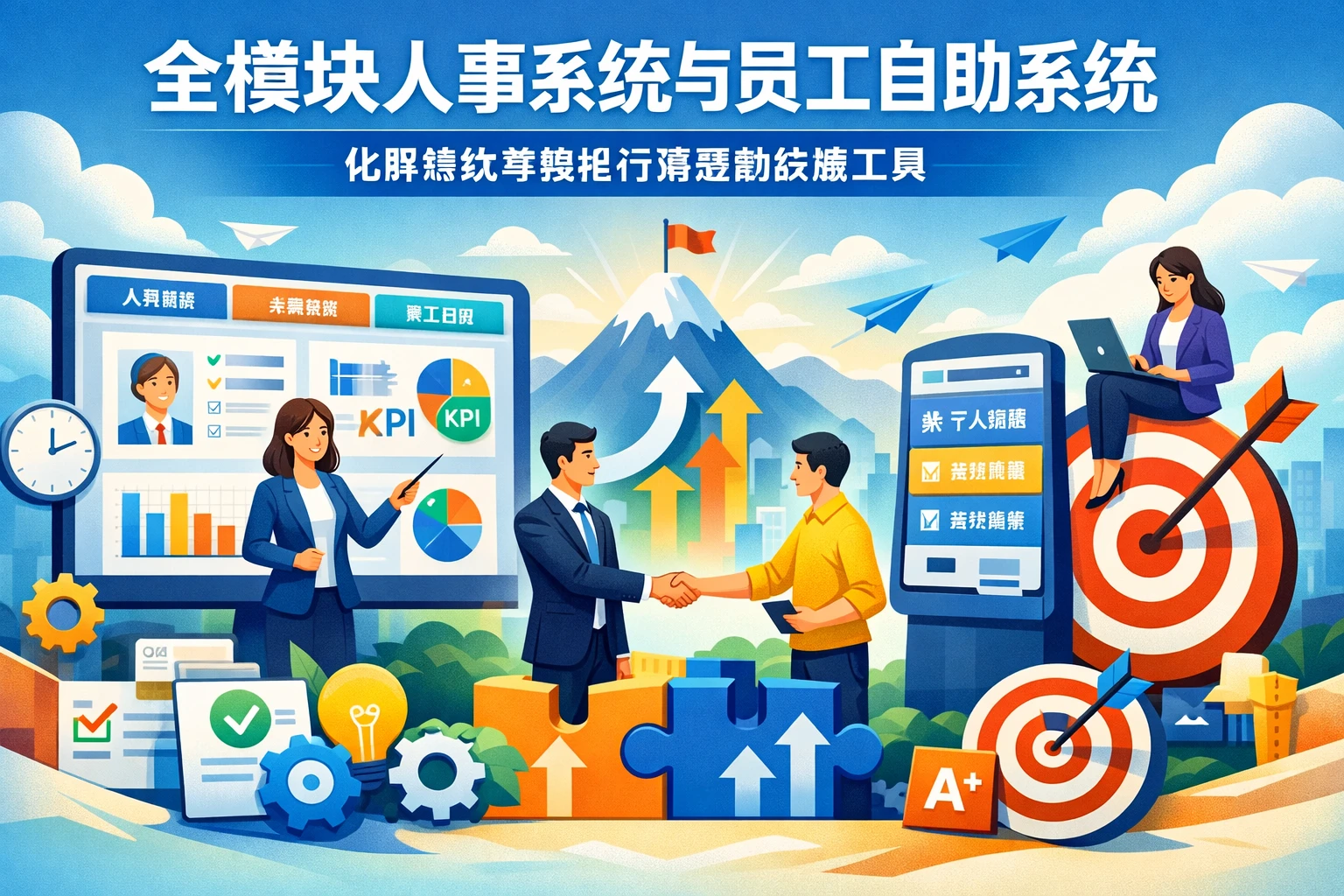 全模块人事系统与员工自助系统：化解绩效考核推行难题的战略工具