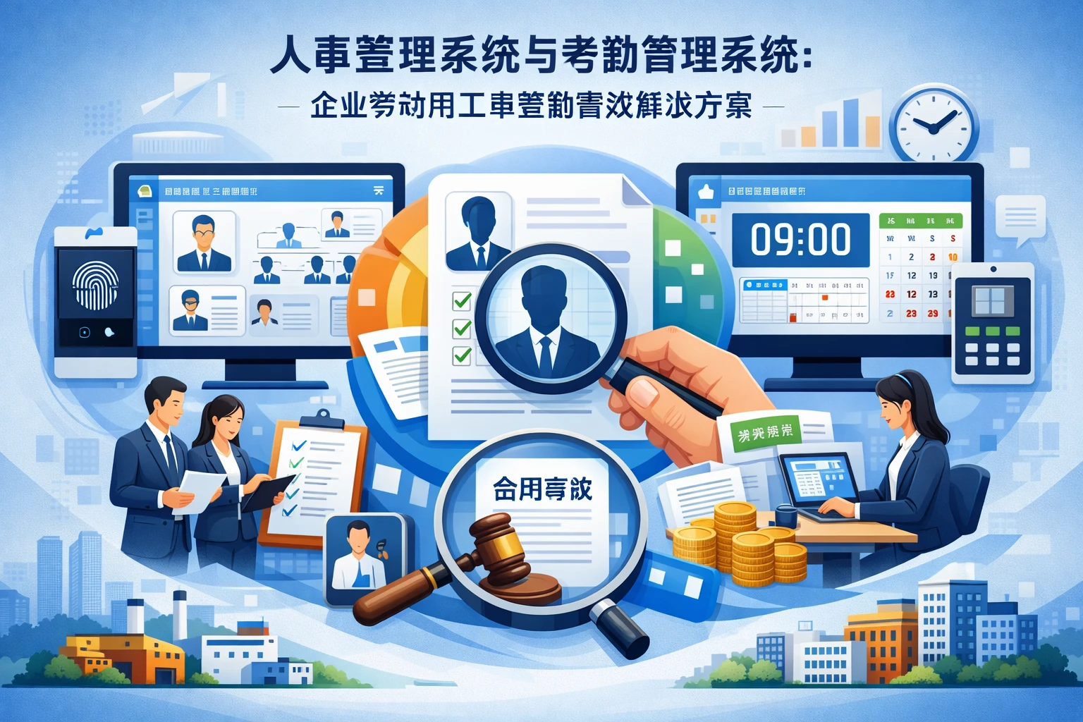 人事管理系统与考勤管理系统：企业劳动用工审查的高效解决方案
