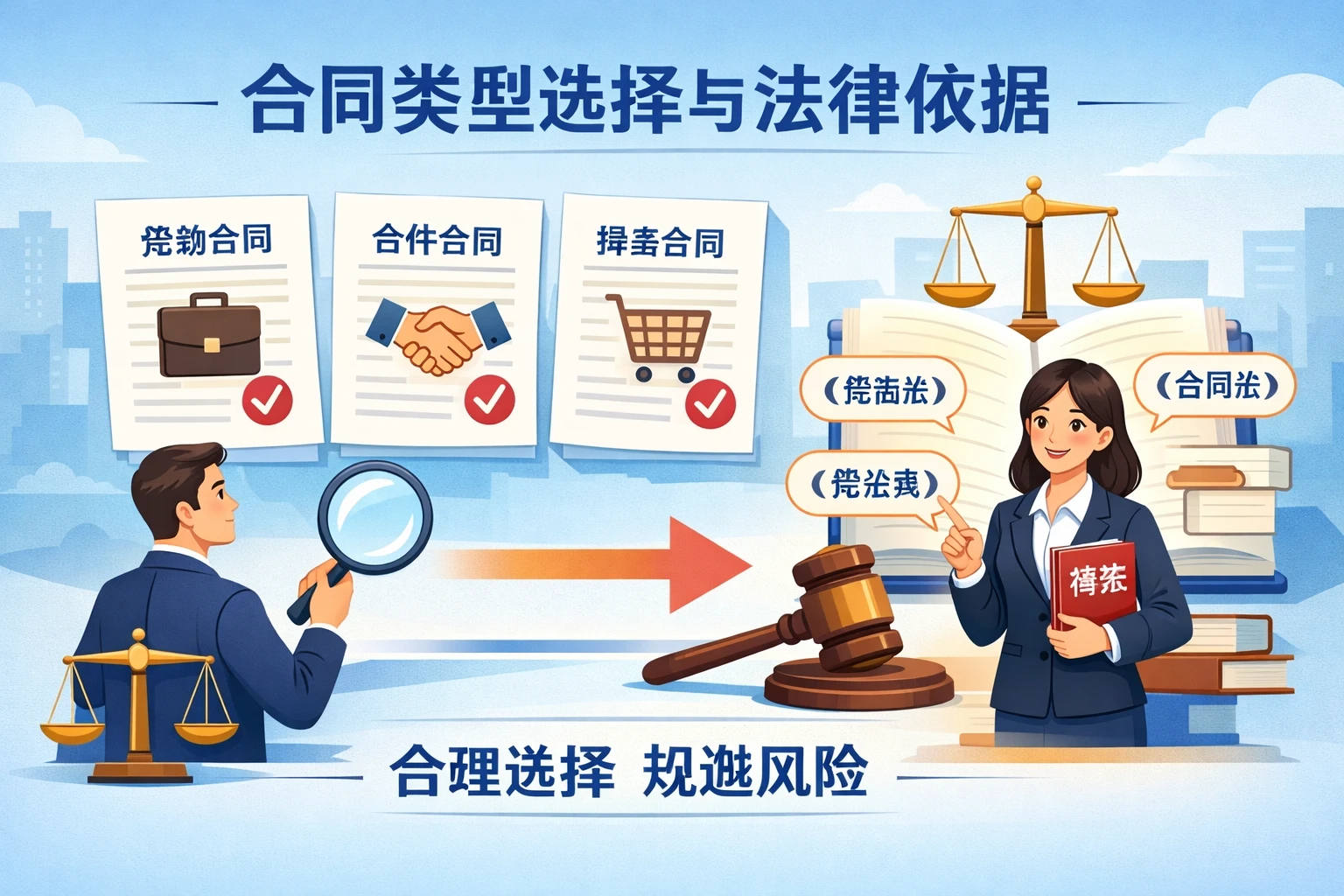 合同类型选择与法律依据