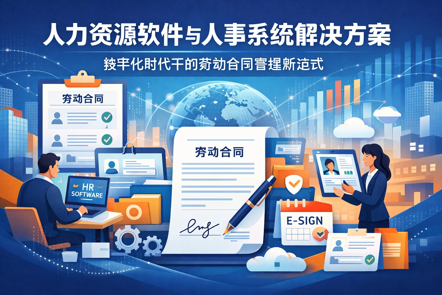 人力资源软件与人事系统解决方案：数字化时代下的劳动合同管理新范式