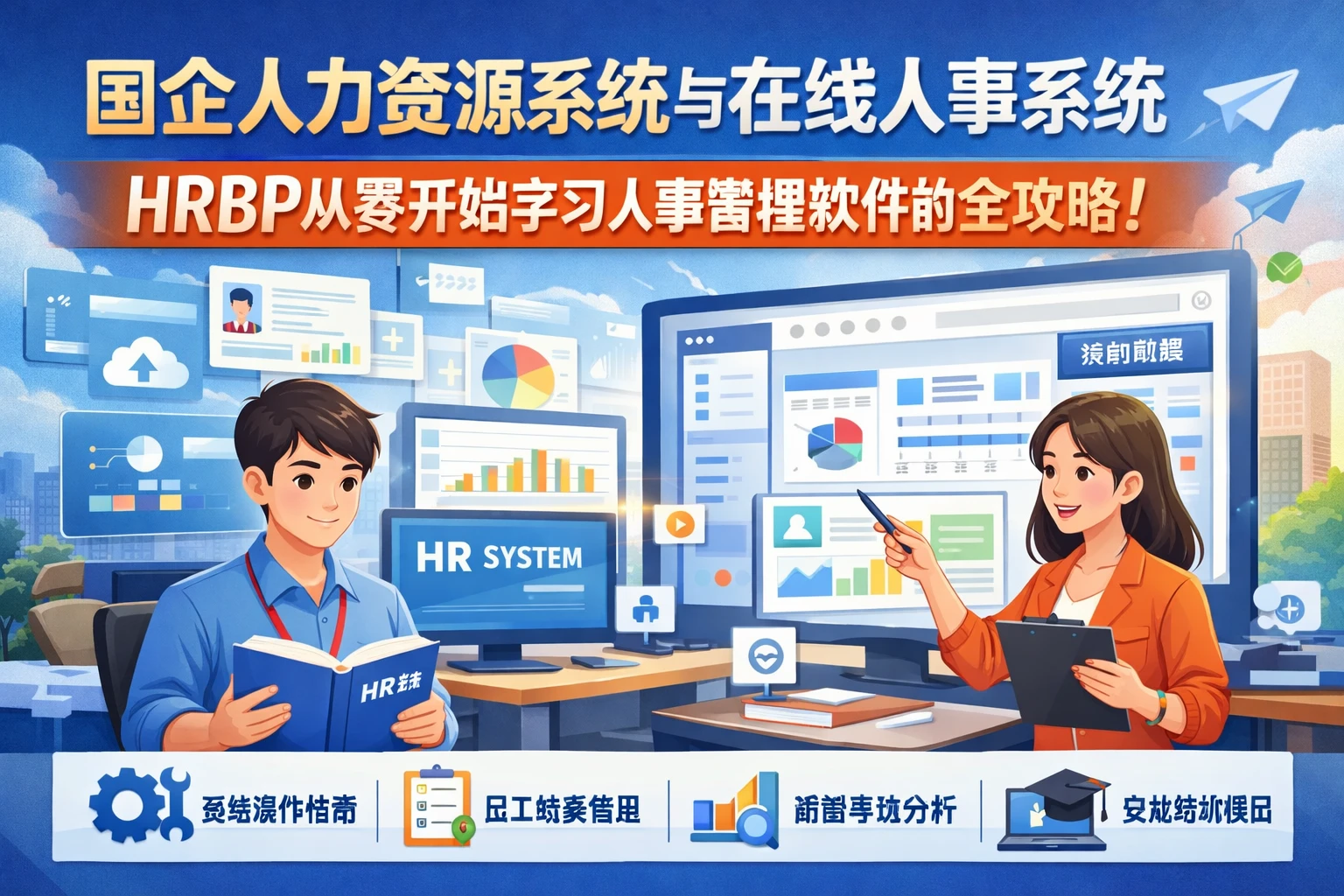 国企人力资源系统与在线人事系统：HRBP从零开始学习人事管理软件的全攻略