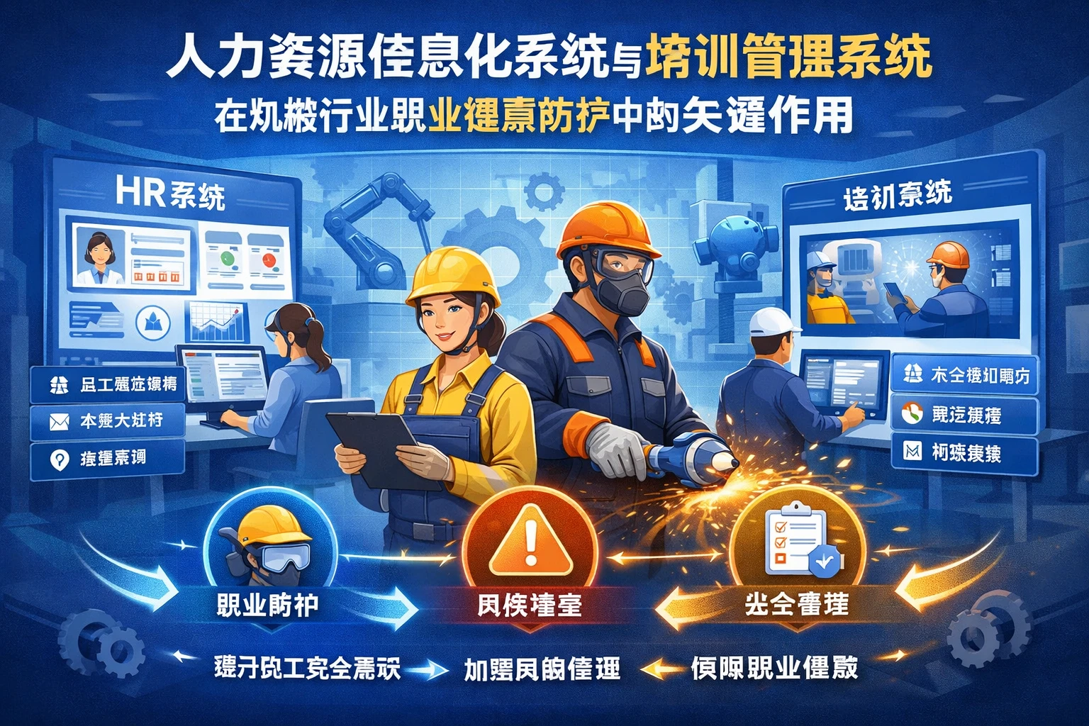 人力资源信息化系统与培训管理系统在机械行业职业健康防护中的关键作用